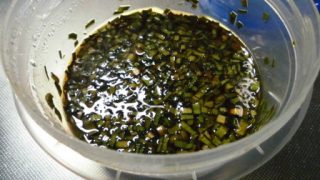 COCOCOROのニラ醤油タレ作ってみた。
